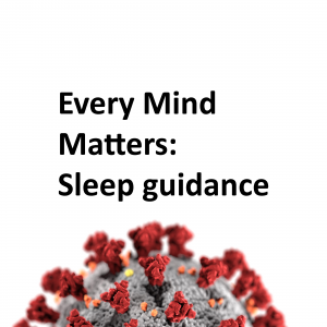 Every Mind Matters Sleep Guidance
