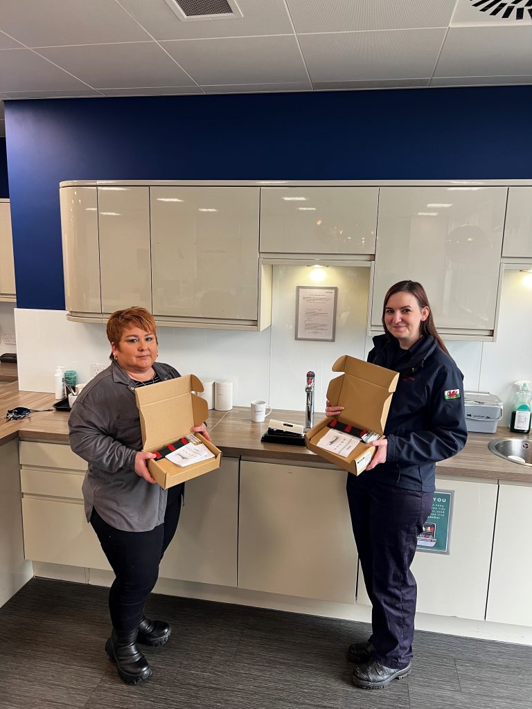 Stove guard installation in partnership with North Wales Fire and